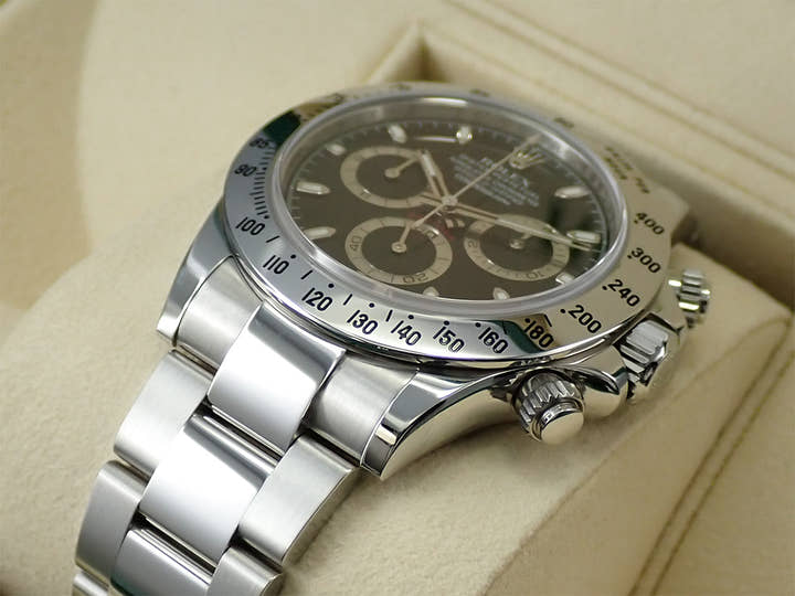 Rolex Daytona Ref. 116520 Stainless Steel Black Dial