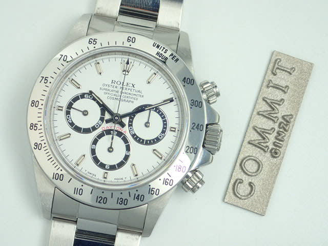 ロレックス デイトナ Ref.16520 ホワイト文字盤 中古 daytona-288
