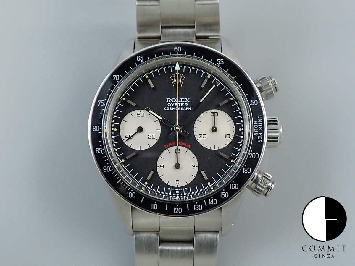 ロレックス デイトナ Ref.6263 ステンレススチール ブラック文字盤