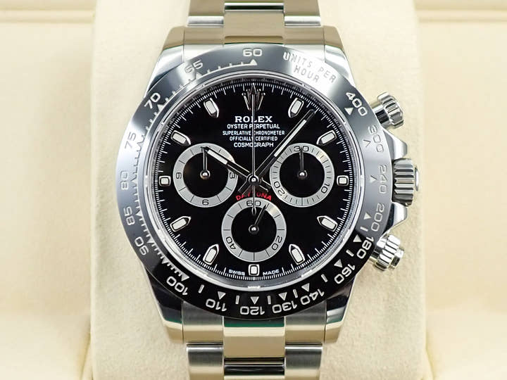 ロレックス デイトナ Ref.116500LN ステンレススチール ブラック文字盤