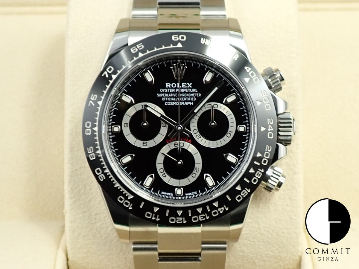 ロレックス デイトナ Ref.116500LN ステンレススチール ブラック文字盤