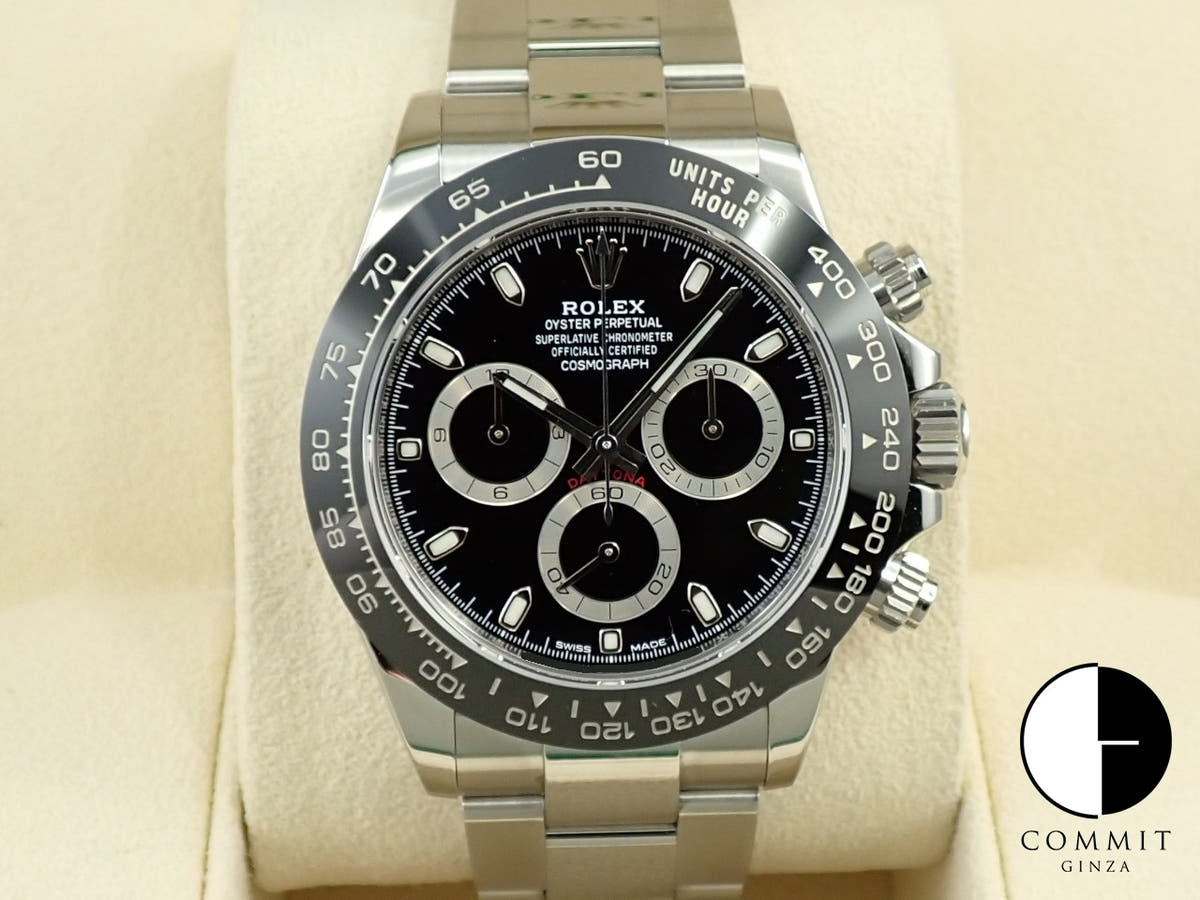 ロレックス デイトナ Ref.116500LN ステンレススチール ブラック文字盤