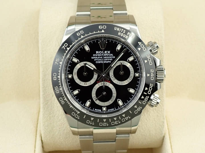 ロレックス デイトナ Ref.116500LN ステンレススチール ブラック文字盤