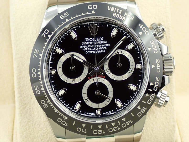 ロレックス デイトナ Ref.116500LN ステンレススチール ブラック文字盤