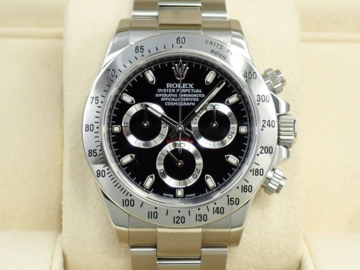 ロレックス デイトナ Ref.116520 ステンレススチール ブラック文字盤