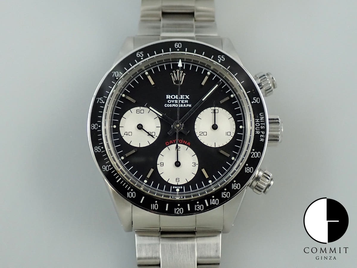 ロレックス デイトナ Ref.6263 ステンレススチール ブラック文字盤