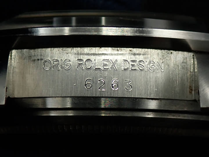 ロレックス デイトナ Ref.6263 ステンレススチール ブラック文字盤