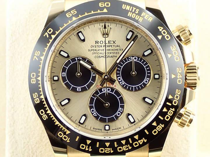 ロレックス デイトナ Ref.116518LN イエローゴールド ブラックxシャンパン文字盤