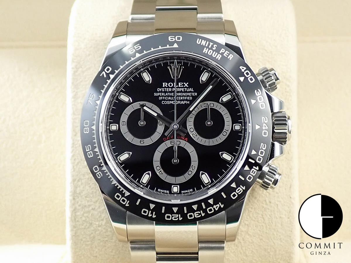 ロレックス デイトナ Ref.116500LN ステンレススチール ブラック文字盤