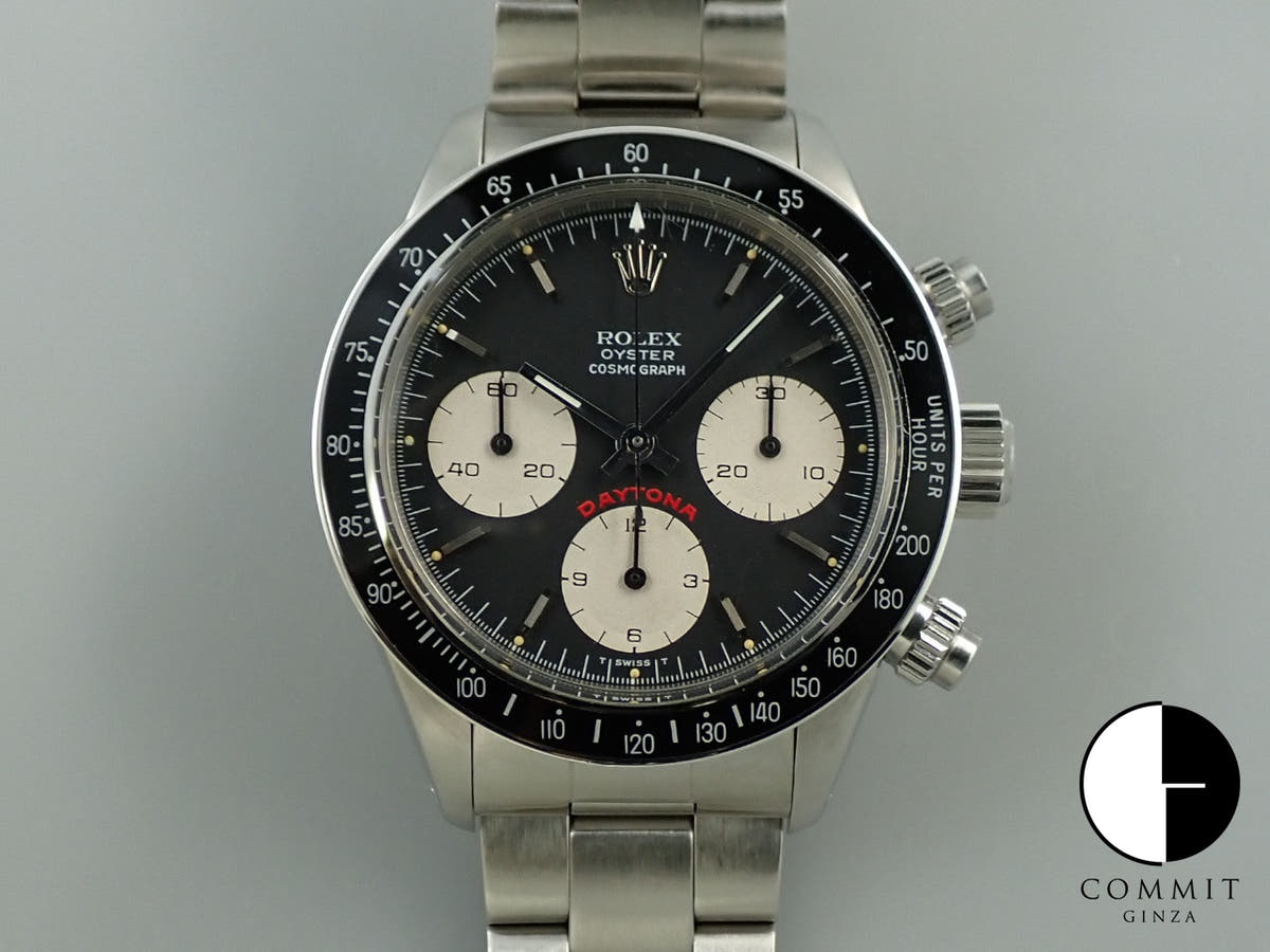 ロレックス デイトナ Ref.6263 ステンレススチール ブラック文字盤