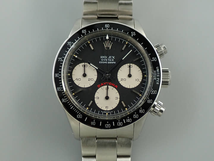 ロレックス デイトナ Ref.6263 ステンレススチール ブラック文字盤