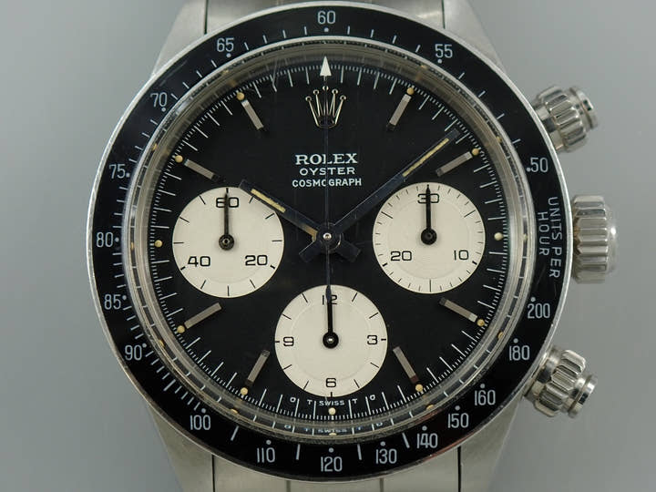 ロレックス デイトナ Ref.6263 ステンレススチール ブラック文字盤