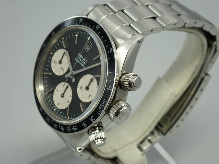 ロレックス デイトナ Ref.6263 ステンレススチール ブラック文字盤