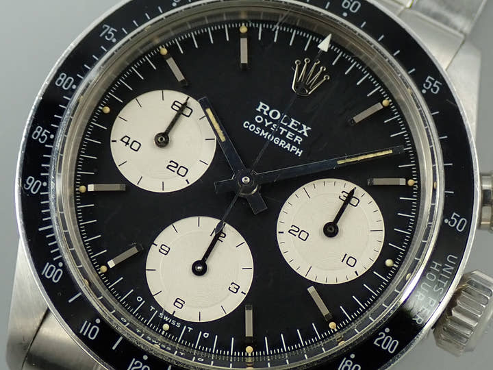 ロレックス デイトナ Ref.6263 ステンレススチール ブラック文字盤