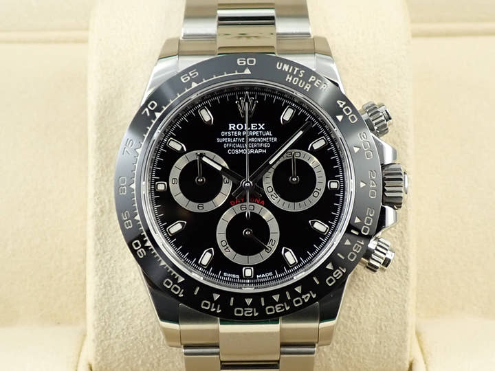 ロレックス デイトナ Ref.116500LN ステンレススチール ブラック文字盤
