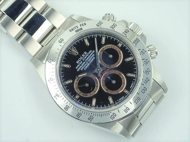 ロレックス デイトナ Ref.16520 ブラック文字盤 中古 daytona-309