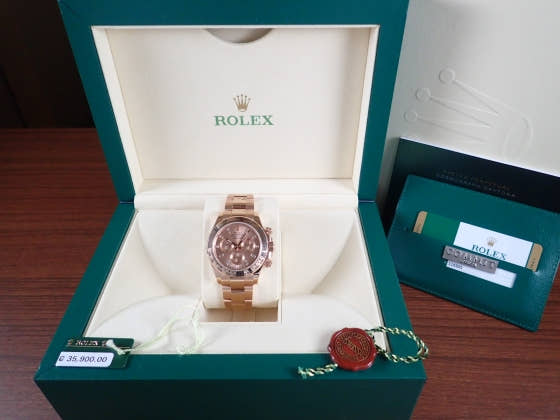 ロレックス デイトナ Ref.116505A ピンク文字盤 中古 daytona-30