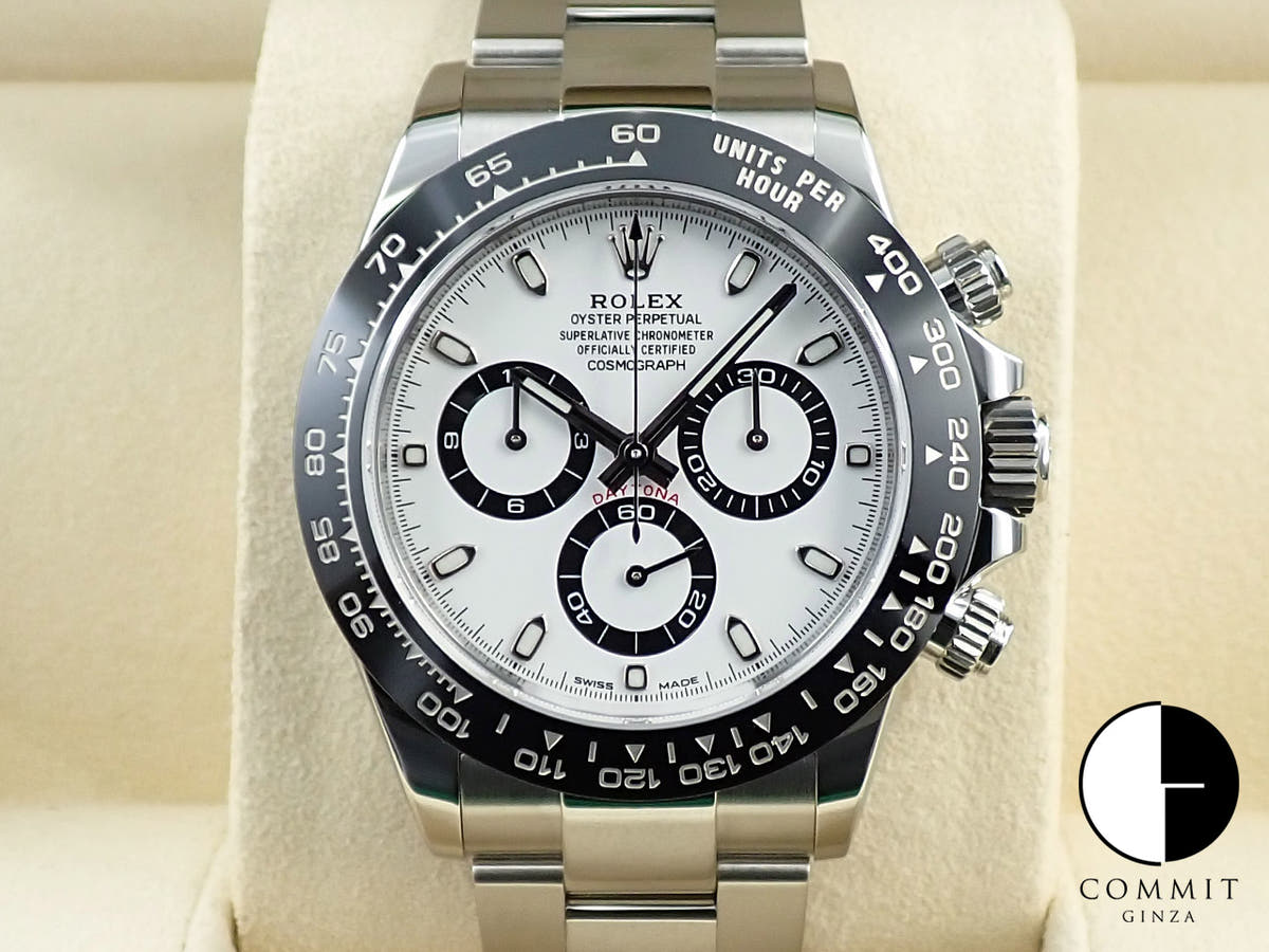ロレックス デイトナ Ref.116500LN ステンレススチール ホワイト文字盤