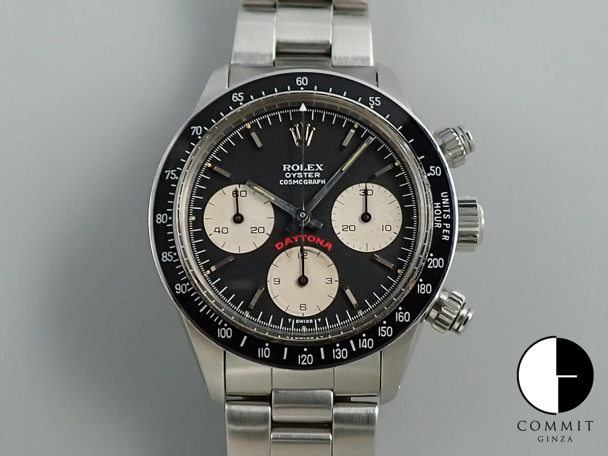 ロレックス デイトナ Ref.6263 ステンレススチール ブラック文字盤