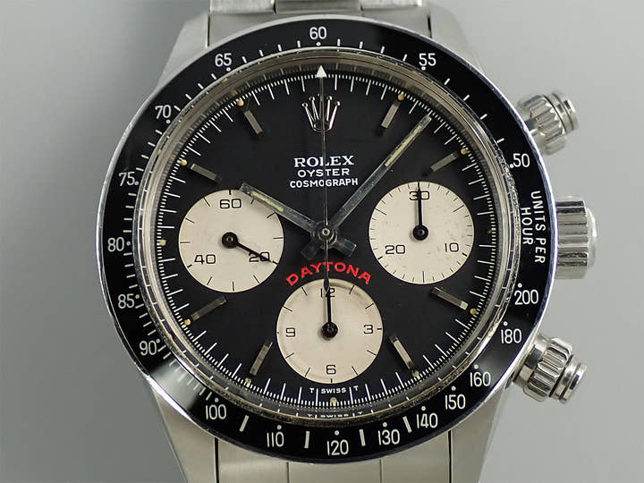 ロレックス デイトナ Ref.6263 ステンレススチール ブラック文字盤