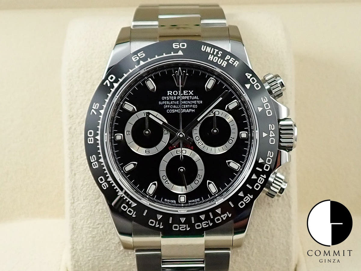 ROLEX Daytona Ref. 116500LN Stainless Steel Black Dial