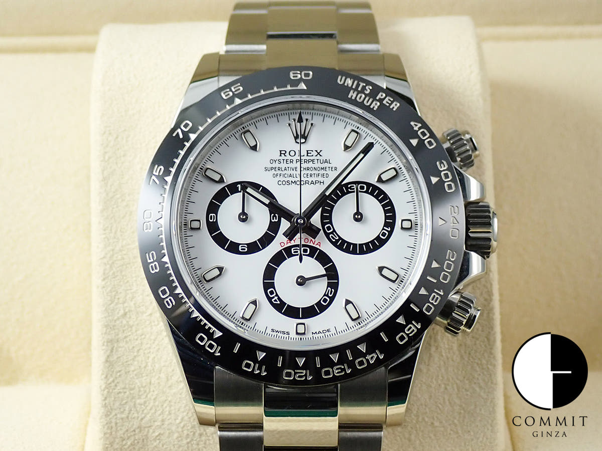ロレックス デイトナ Ref.116500LN ステンレススチール ホワイト文字盤