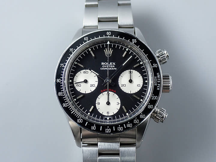 ロレックス デイトナ Ref.6263 ステンレススチール ブラック文字盤