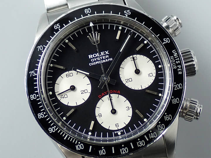 ロレックス デイトナ Ref.6263 ステンレススチール ブラック文字盤