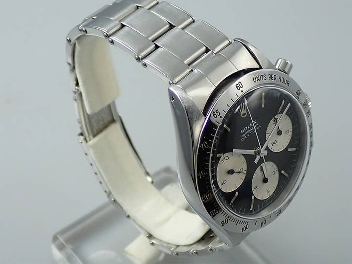 ロレックス デイトナ Ref.6239 ステンレススチール ブラック文字盤