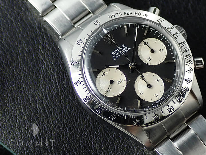 ロレックス デイトナ Ref.6239 ステンレススチール ブラック文字盤