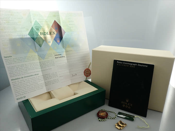 ロレックス デイトナ Ref.116528G イエローゴールド ブラック文字盤