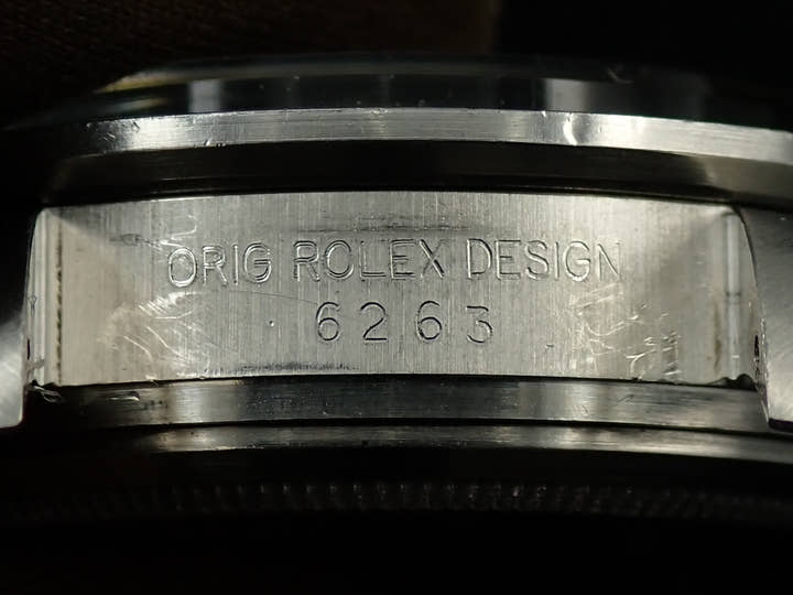 ロレックス デイトナ Ref.6263 ステンレススチール シルバー文字盤