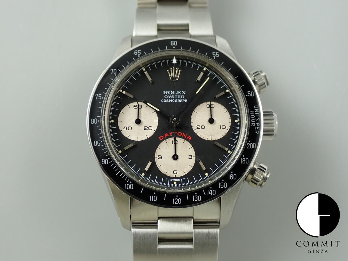 ロレックス デイトナ Ref.6263 ステンレススチール ブラック文字盤