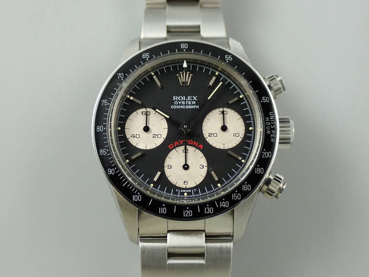 ロレックス デイトナ Ref.6263 ステンレススチール ブラック文字盤