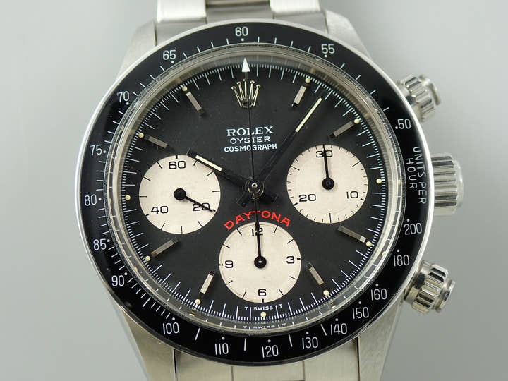 ロレックス デイトナ Ref.6263 ステンレススチール ブラック文字盤