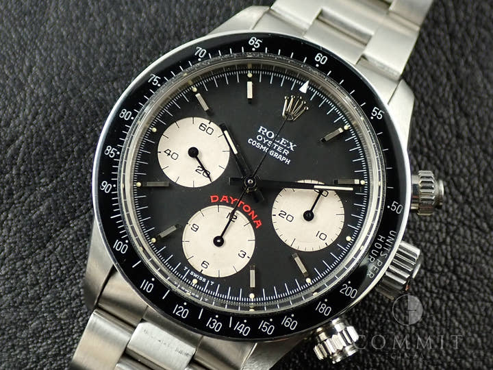 ロレックス デイトナ Ref.6263 ステンレススチール ブラック文字盤