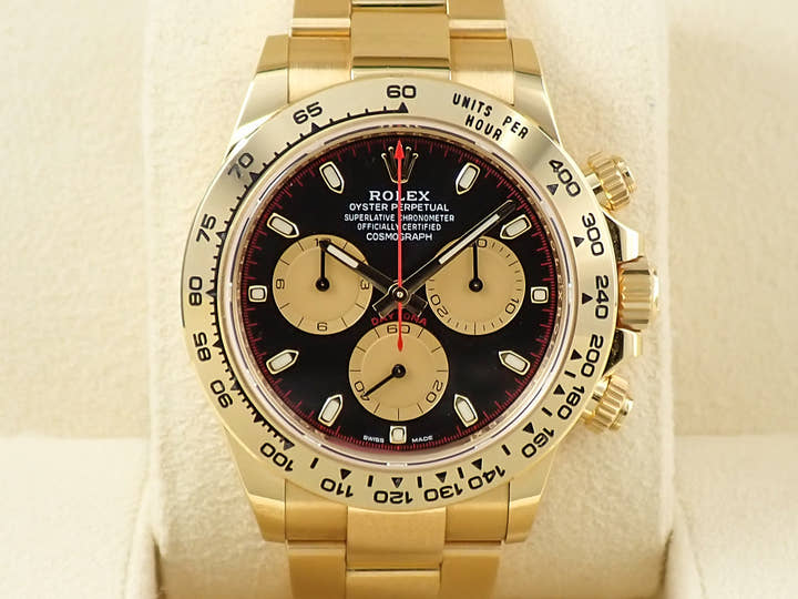 ロレックス デイトナ Ref.116508 イエローゴールド シャンパンxブラック文字盤