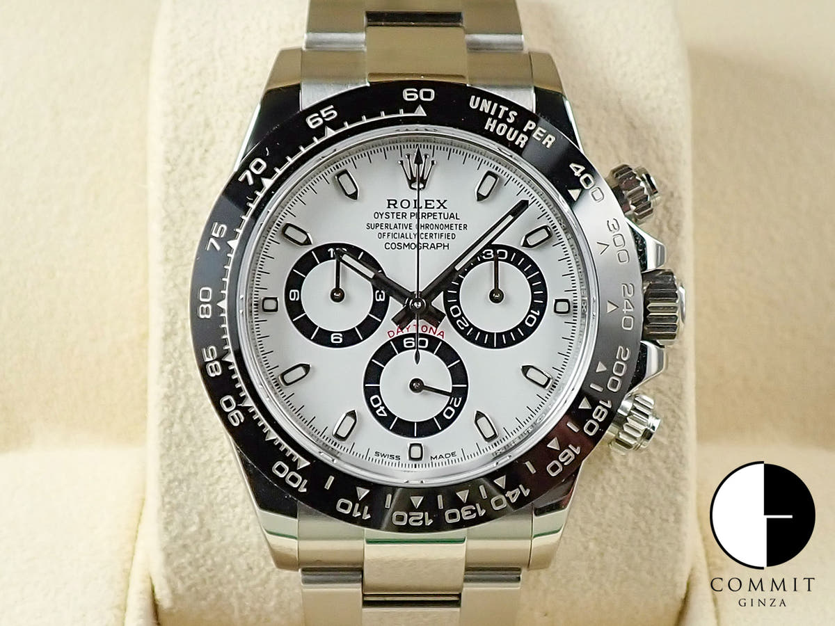 ロレックス デイトナ Ref.116500LN ステンレススチール ホワイト文字盤