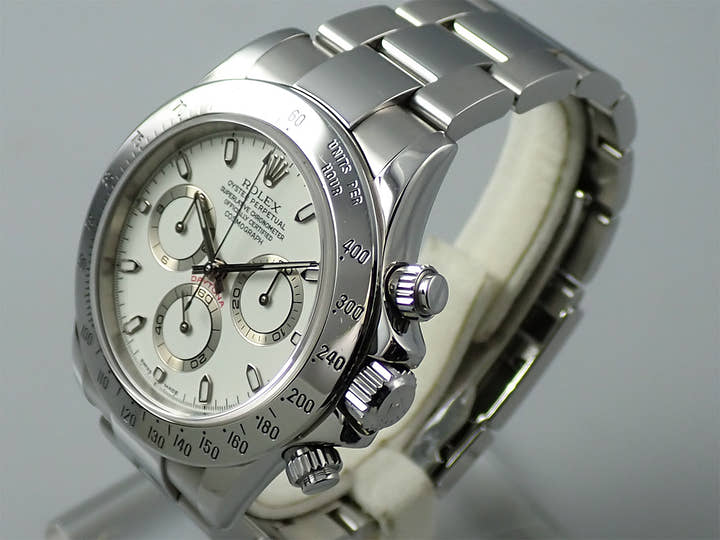 ロレックス デイトナ Ref.116520 ステンレススチール ホワイト文字盤