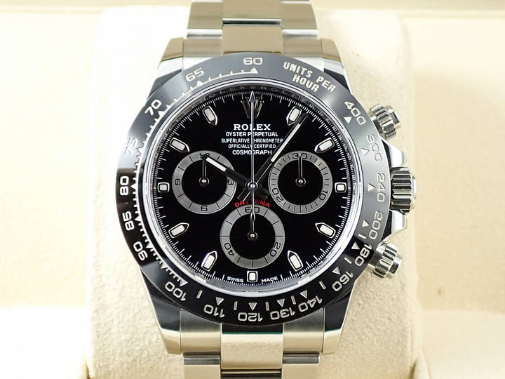 ロレックス デイトナ Ref.116500LN ステンレススチール ブラック文字盤