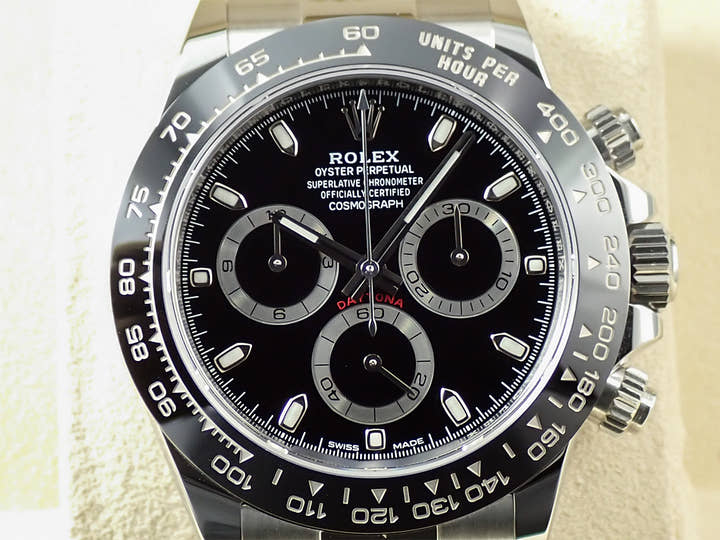 ロレックス デイトナ Ref.116500LN ステンレススチール ブラック文字盤