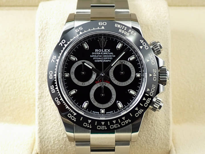 ロレックス デイトナ Ref.116500LN ステンレススチール ブラック文字盤