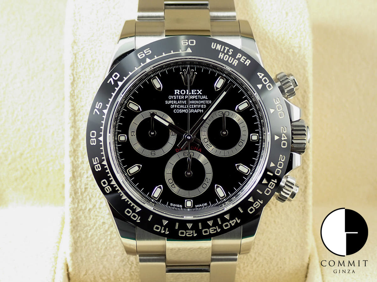 ロレックス デイトナ Ref.116500LN ステンレススチール ブラック文字盤