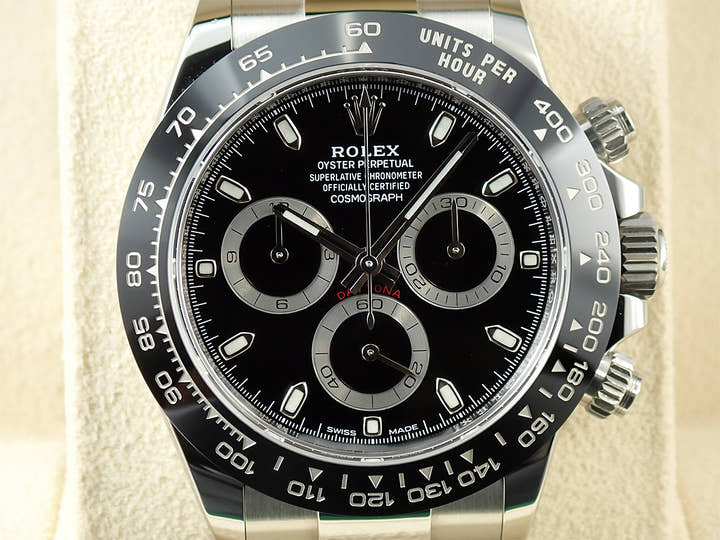ロレックス デイトナ Ref.116500LN ステンレススチール ブラック文字盤