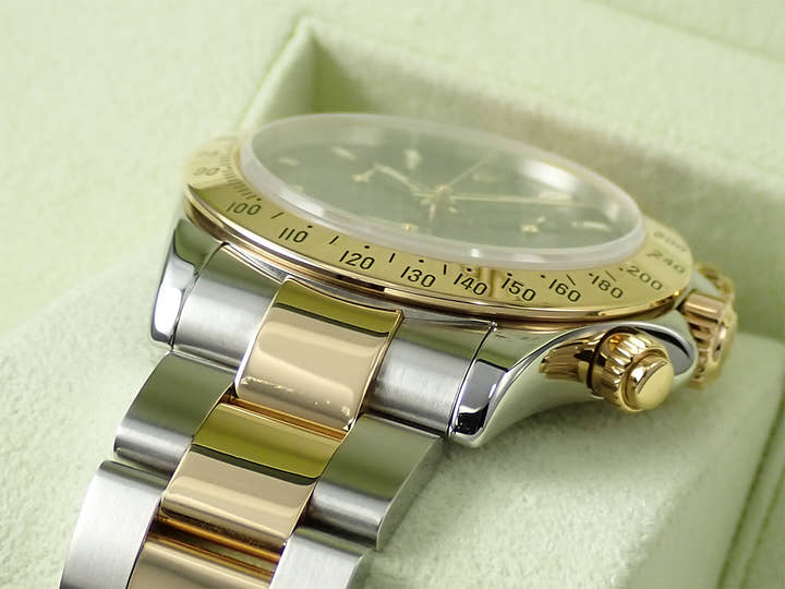 ロレックス デイトナ エルプリメロ Ref.16523 ステンレススチール/イエローゴールド ブラック文字盤