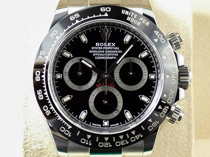 ロレックス デイトナ Ref.116500LN ステンレススチール ブラック文字盤