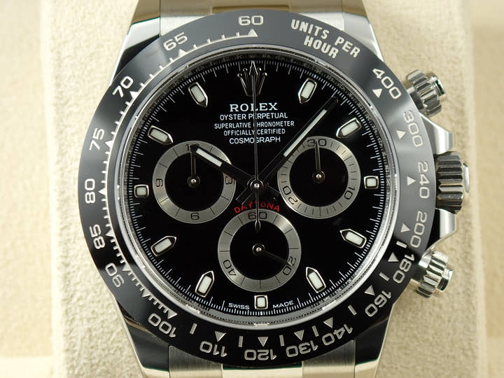 ロレックス デイトナ Ref.116500LN ステンレススチール ブラック文字盤