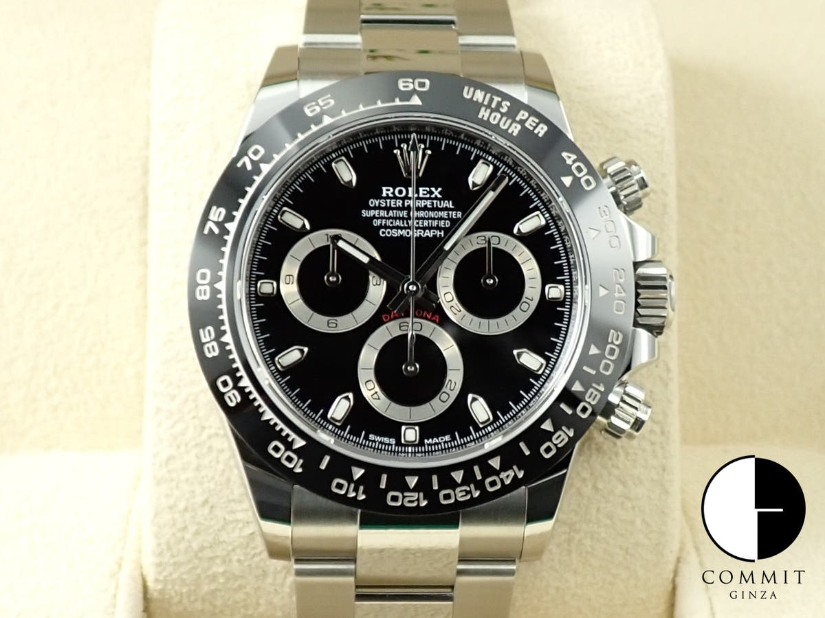 ロレックス デイトナ Ref.116500LN ステンレススチール ブラック文字盤