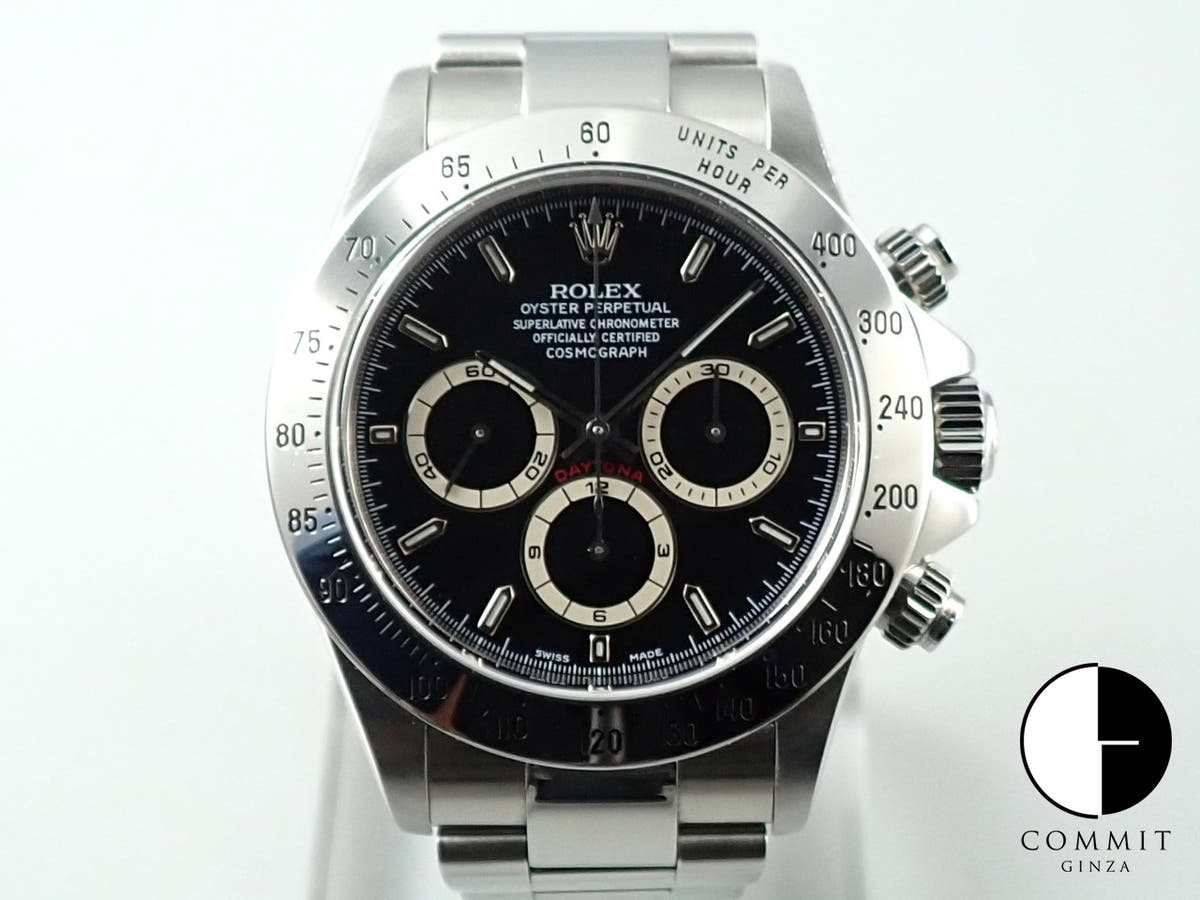 ロレックス デイトナ エルプリメロ Ref.16520 ステンレススチール ブラック文字盤