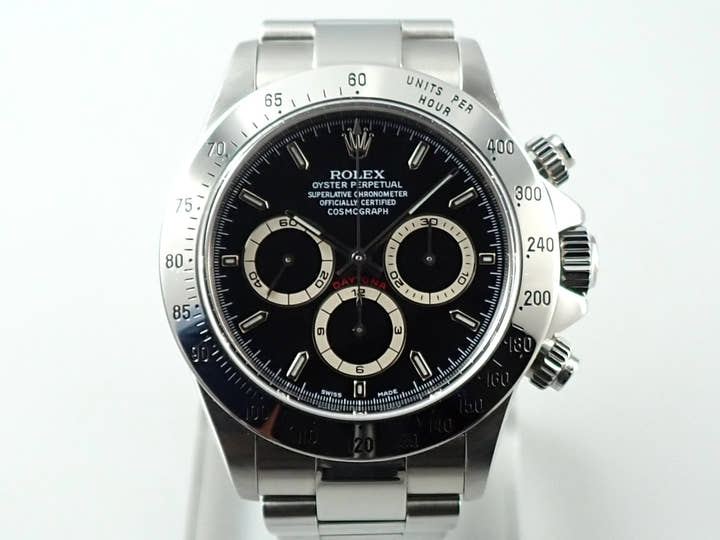 ロレックス デイトナ エルプリメロ Ref.16520 ステンレススチール ブラック文字盤